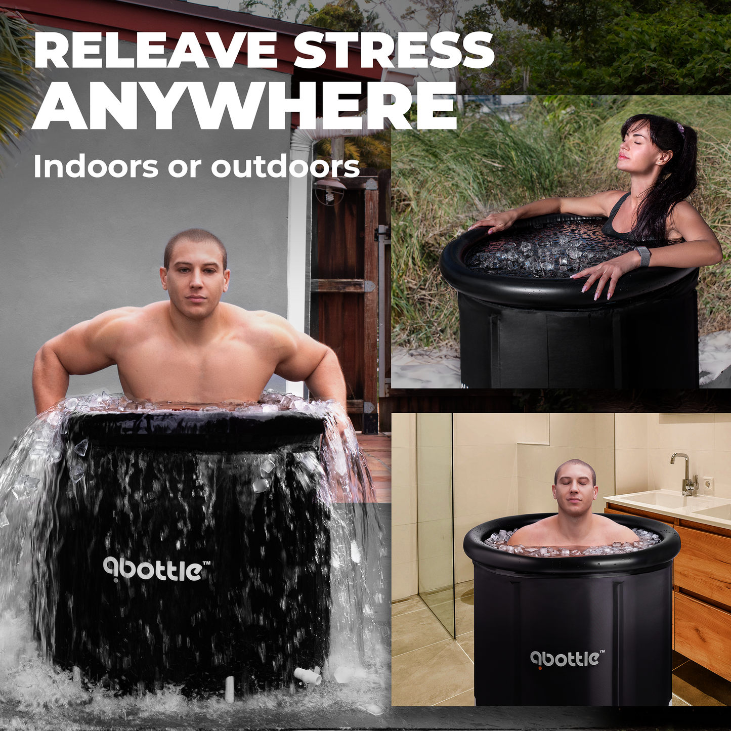 qbottle tub - ice bath tub