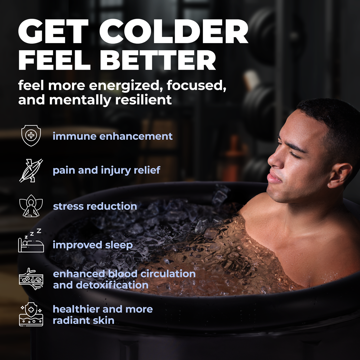 qbottle tub - ice bath tub