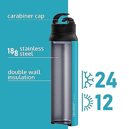 qbottle Balance [with carabiner lid] - 27 oz